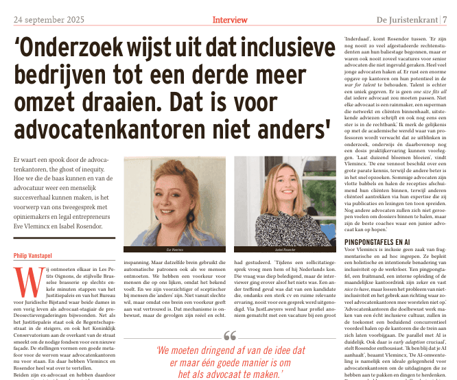 Interview: Stronger law firms through diversity