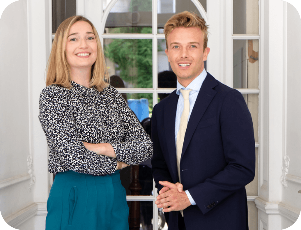 Isabel and Sebastiaan, co-founders of JustLawyers